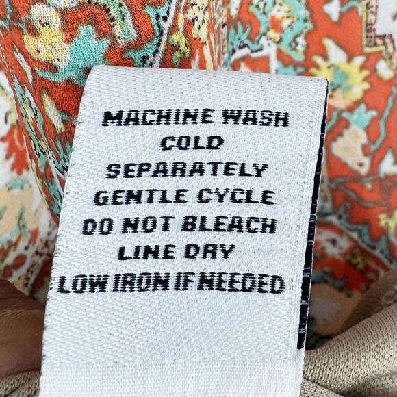 Emma & Michele Woman’s Large Print Boho Shift Dress Hippie Rockabilly Retro - Picture 6 of 7